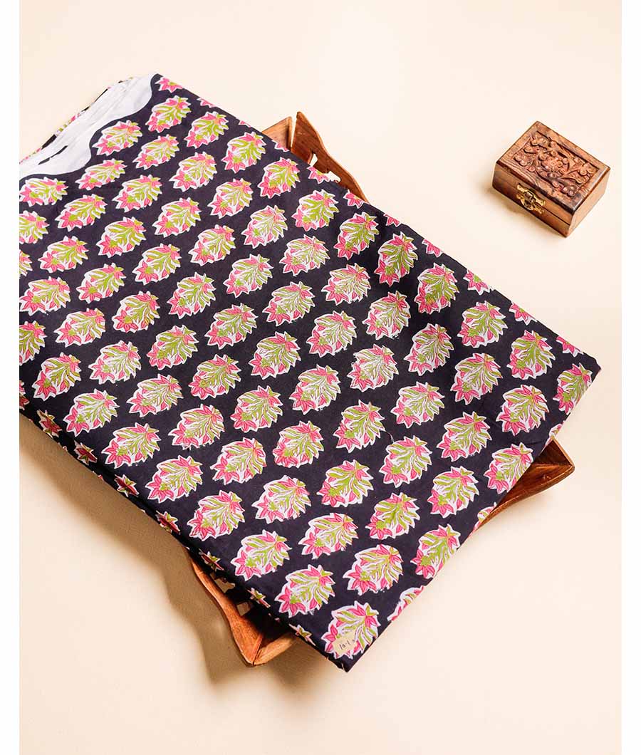 COTTON HANDBLOCK PRINTED FABRIC