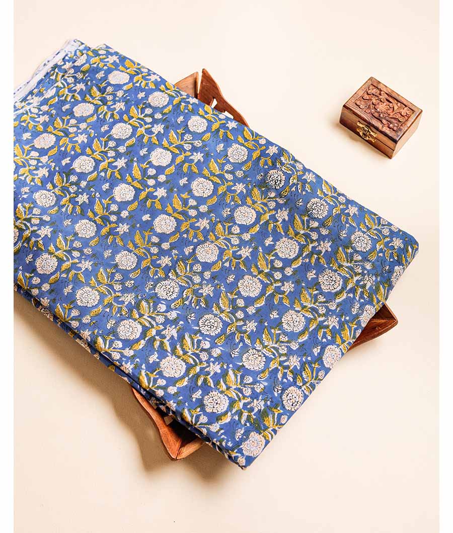 COTTON HANDBLOCK PRINTED FABRIC