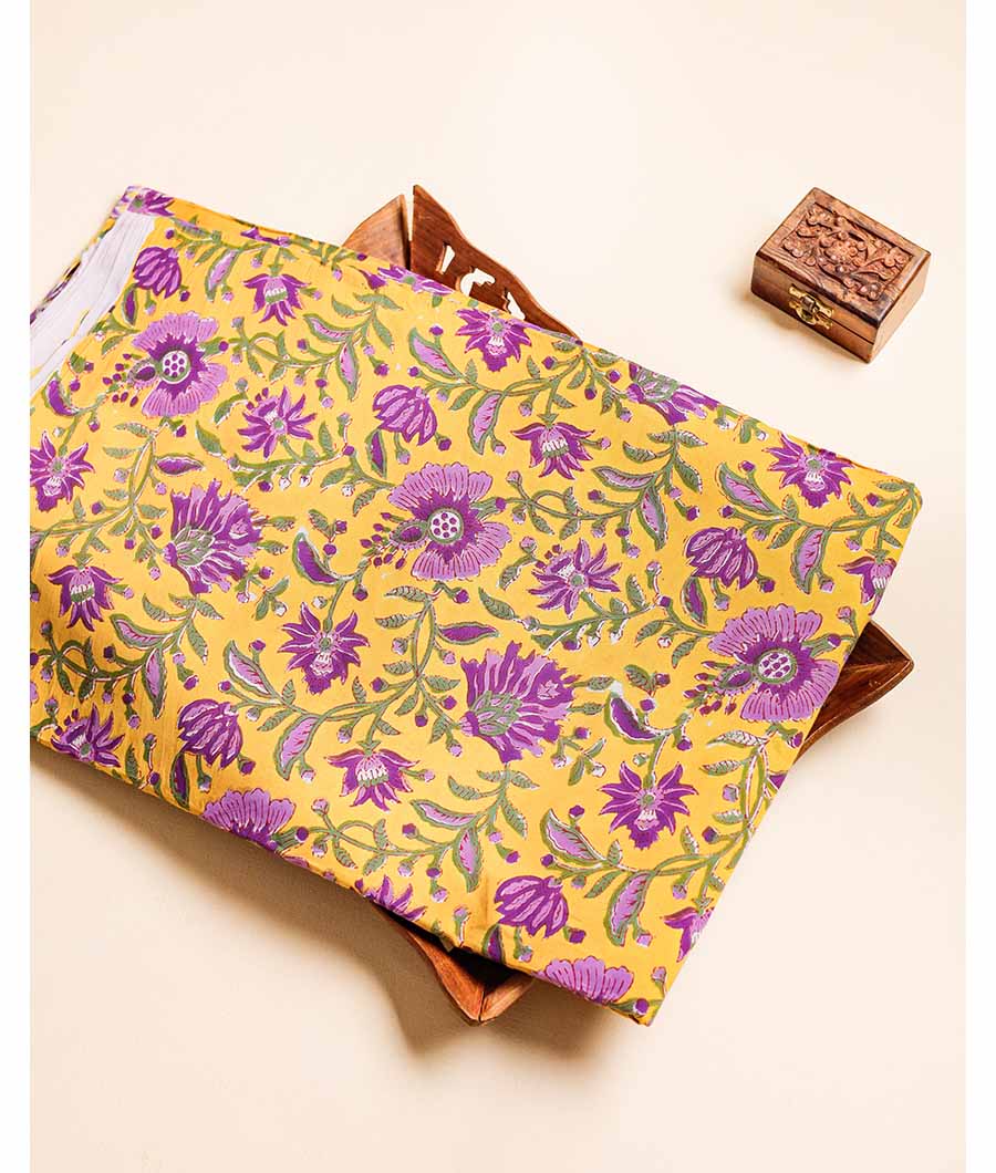 COTTON HANDBLOCK PRINTED FABRIC
