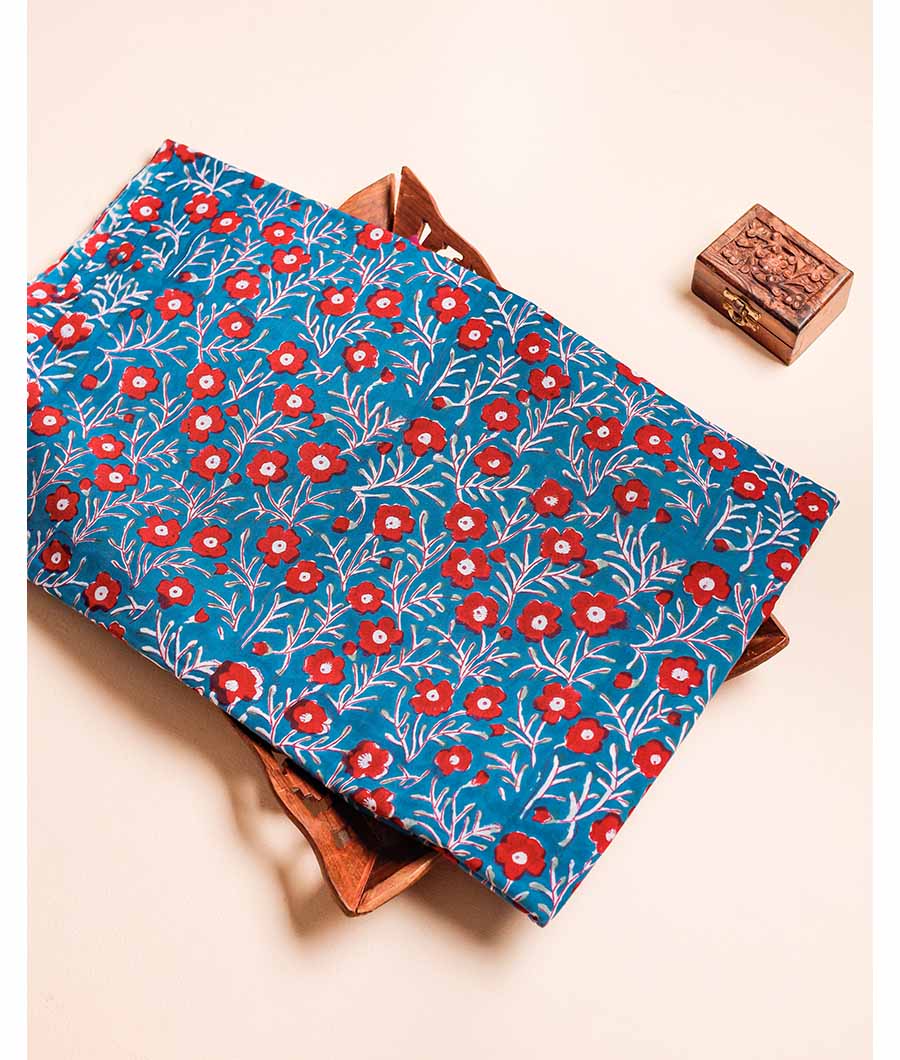 COTTON HANDBLOCK PRINTED FABRIC