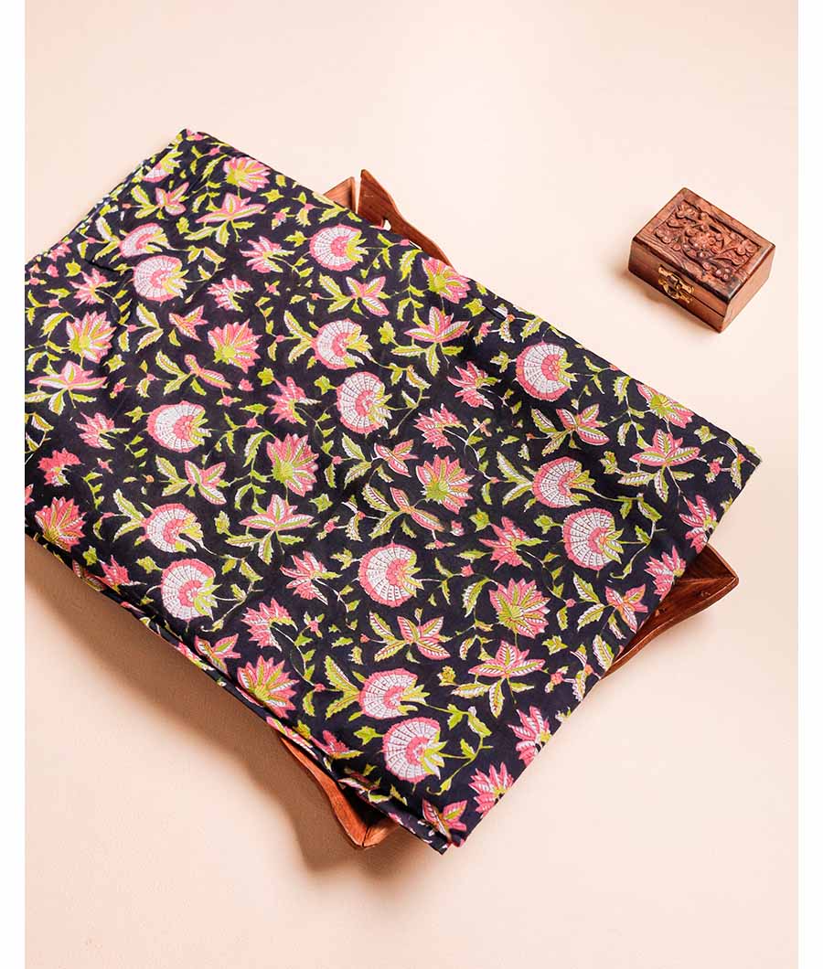 COTTON HANDBLOCK PRINTED FABRIC