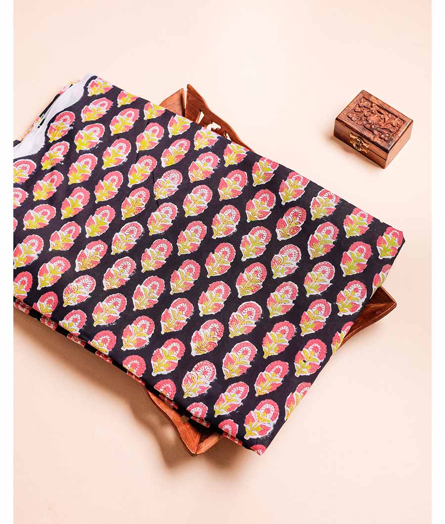 COTTON HANDBLOCK PRINTED FABRIC