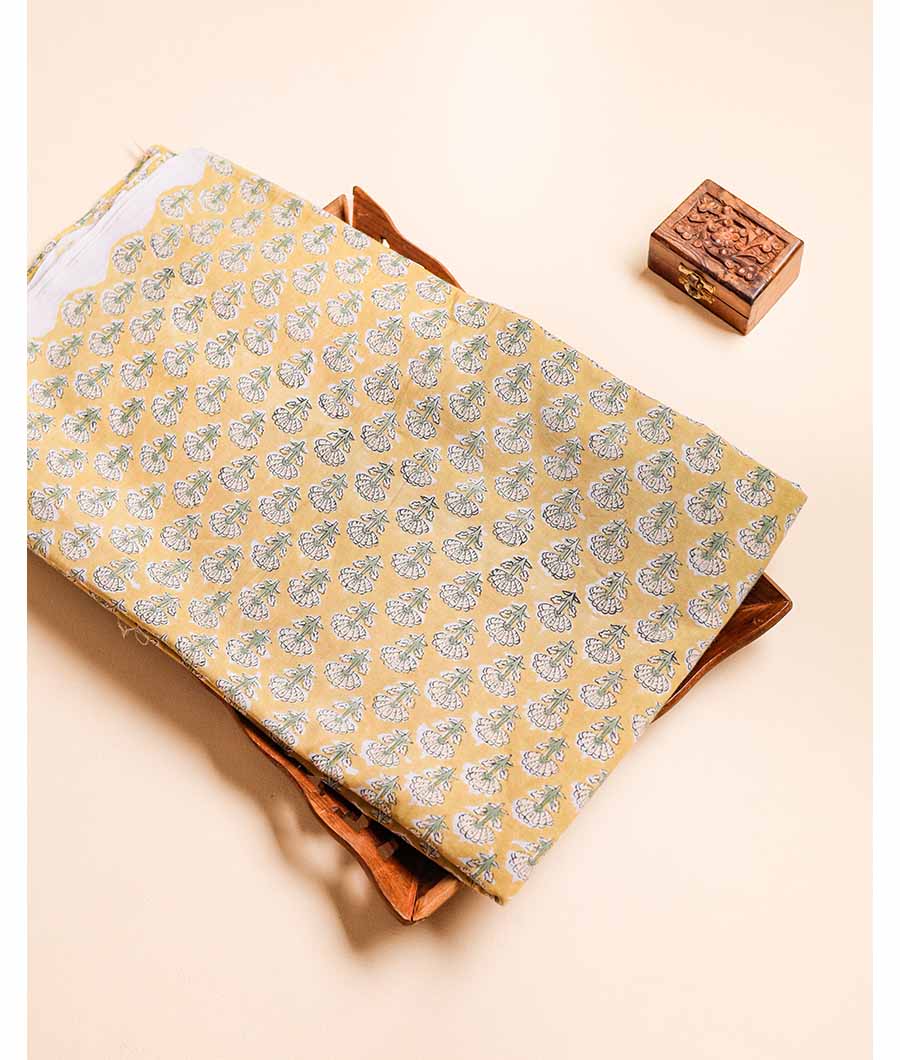 COTTON HANDBLOCK PRINTED FABRIC