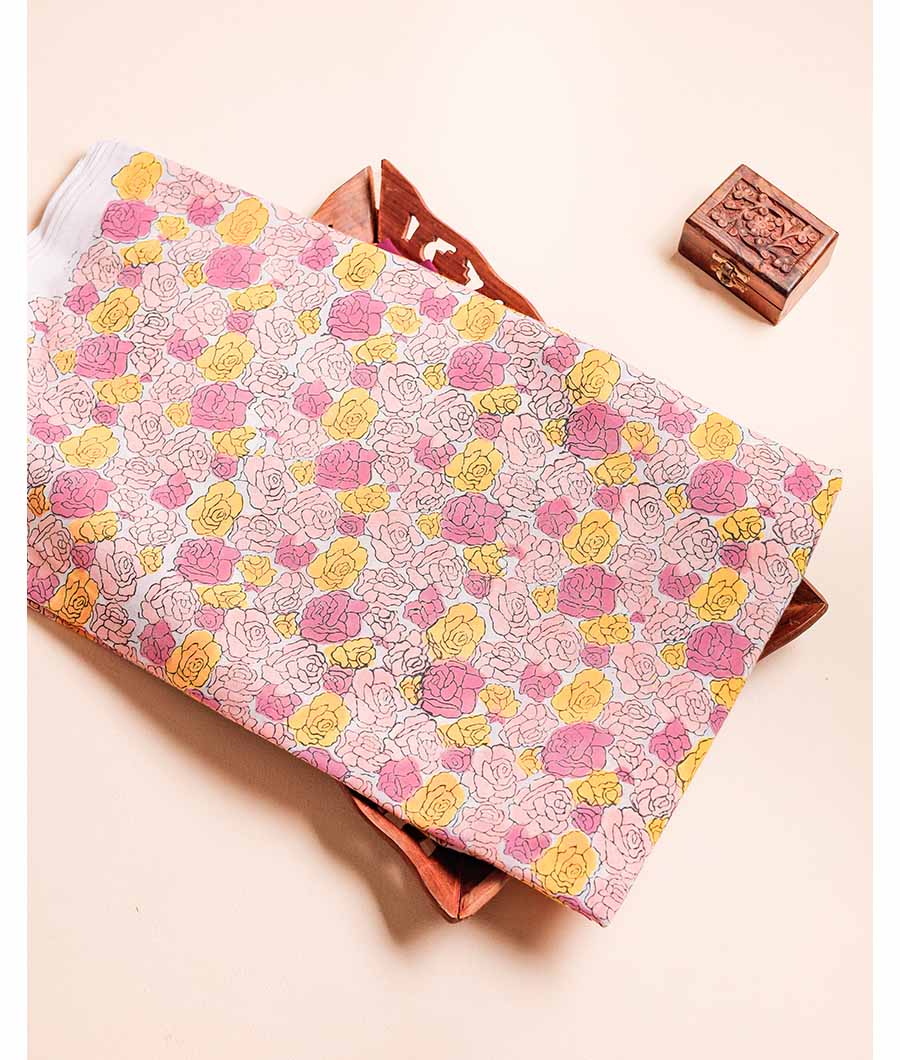 COTTON HANDBLOCK PRINTED FABRIC