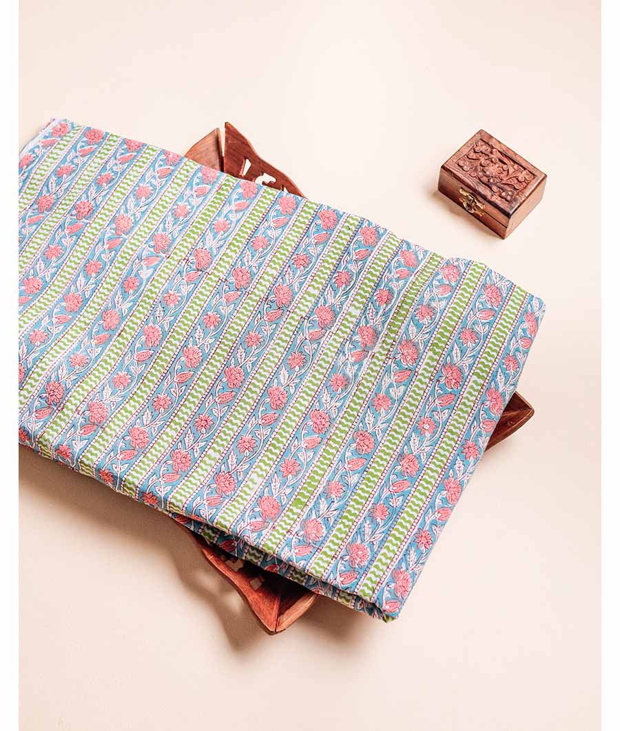 COTTON HANDBLOCK PRINTED FABRIC