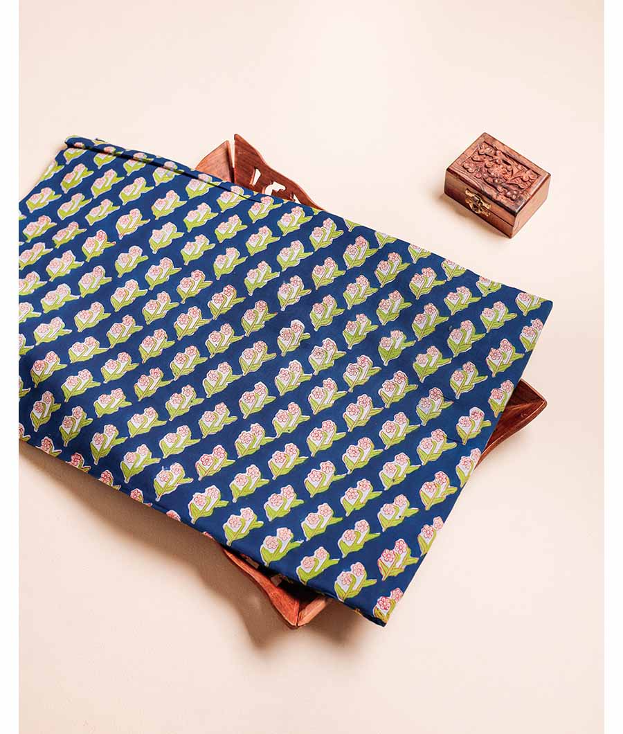 COTTON HANDBLOCK PRINTED FABRIC