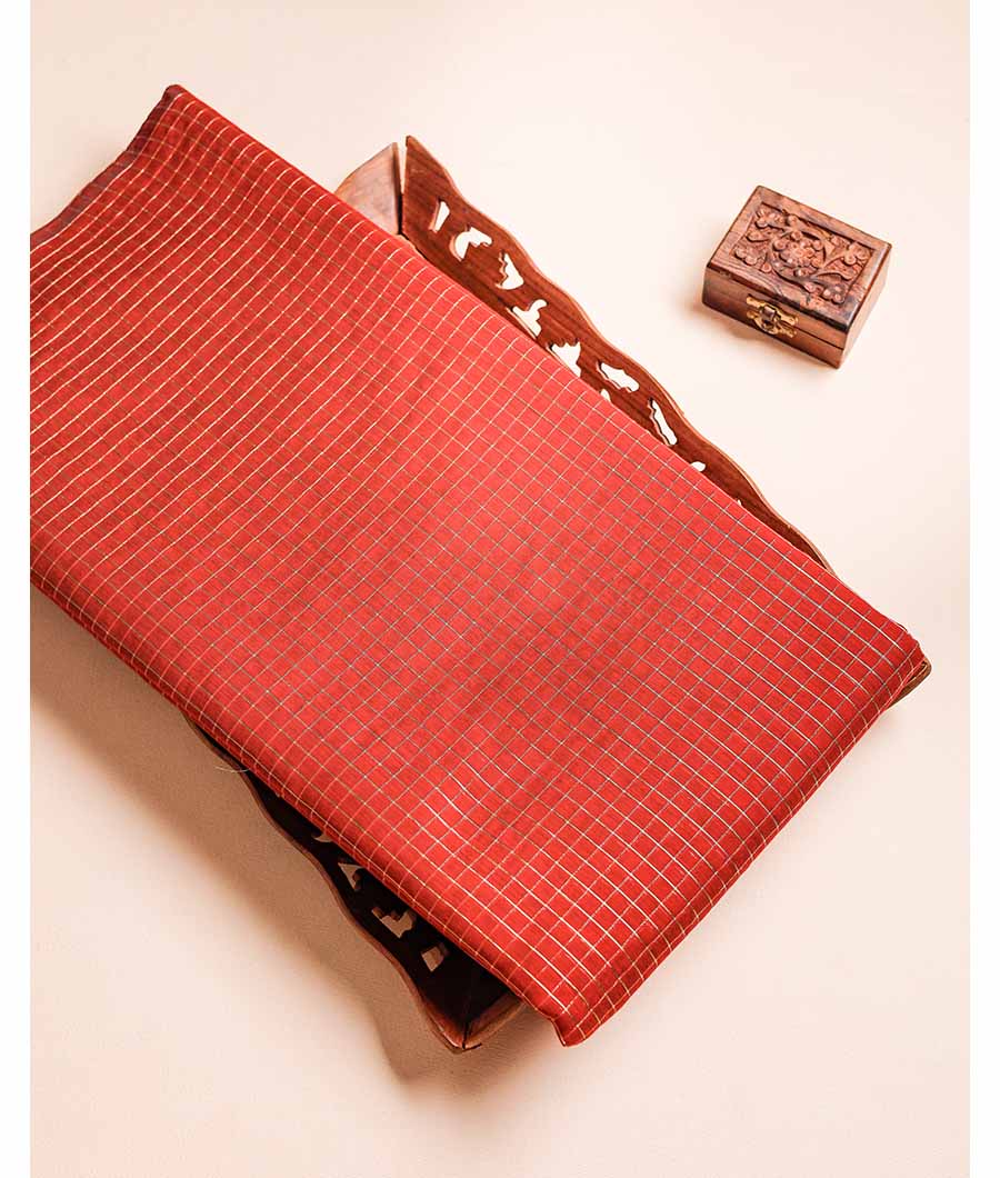COTTON SILK ZARI FABRIC
