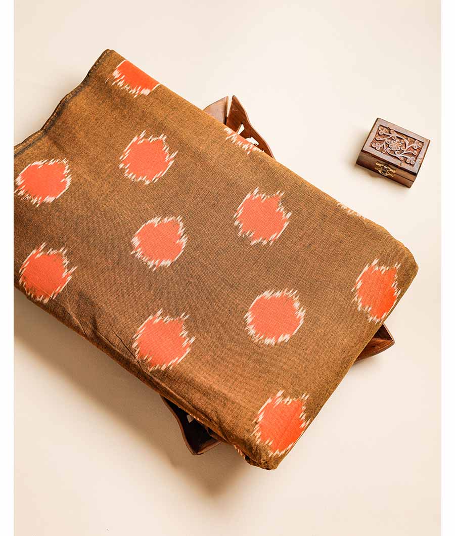 PURE HANDLOOM DOUBLE IKAT COTTON FABRIC