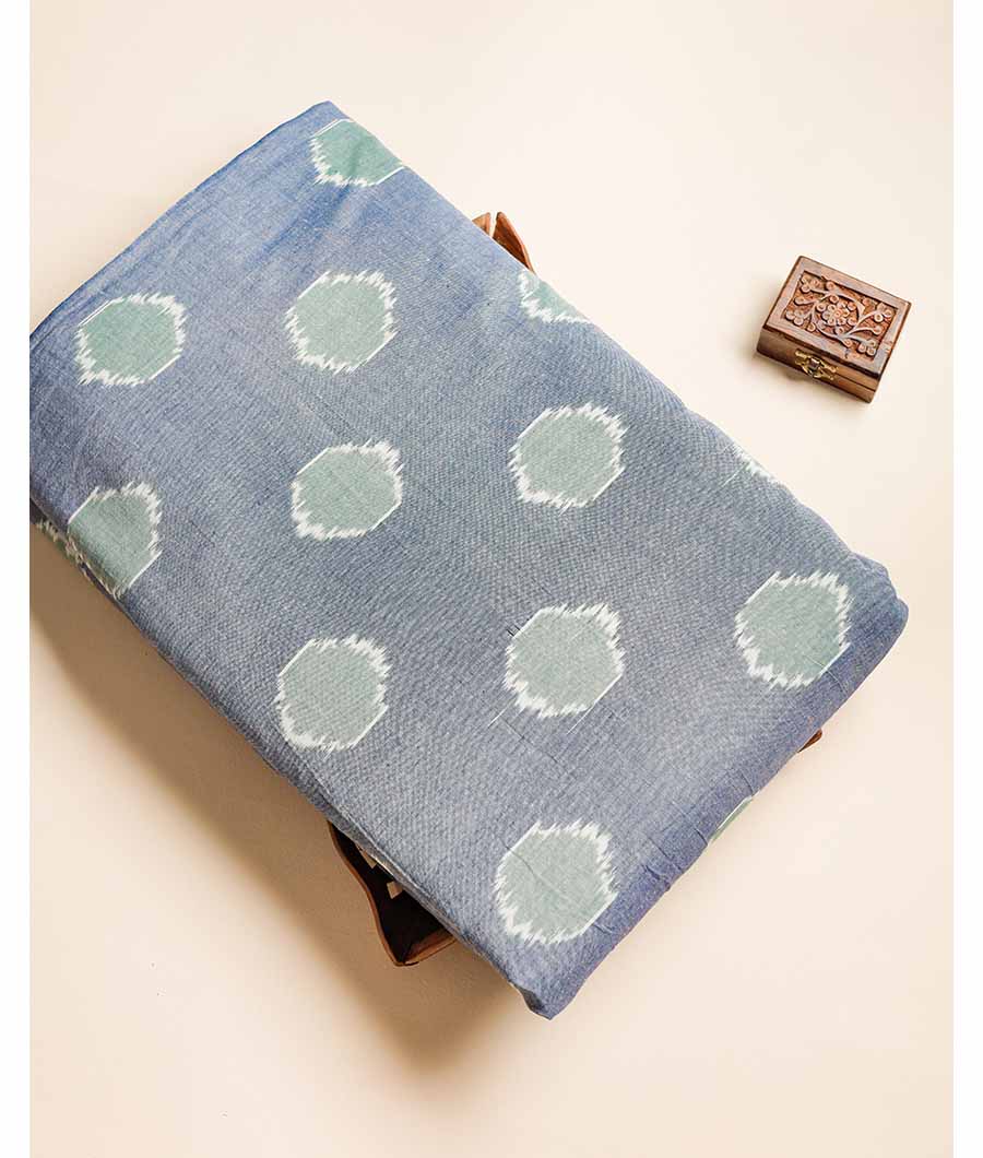 PURE HANDLOOM DOUBLE IKAT COTTON FABRIC