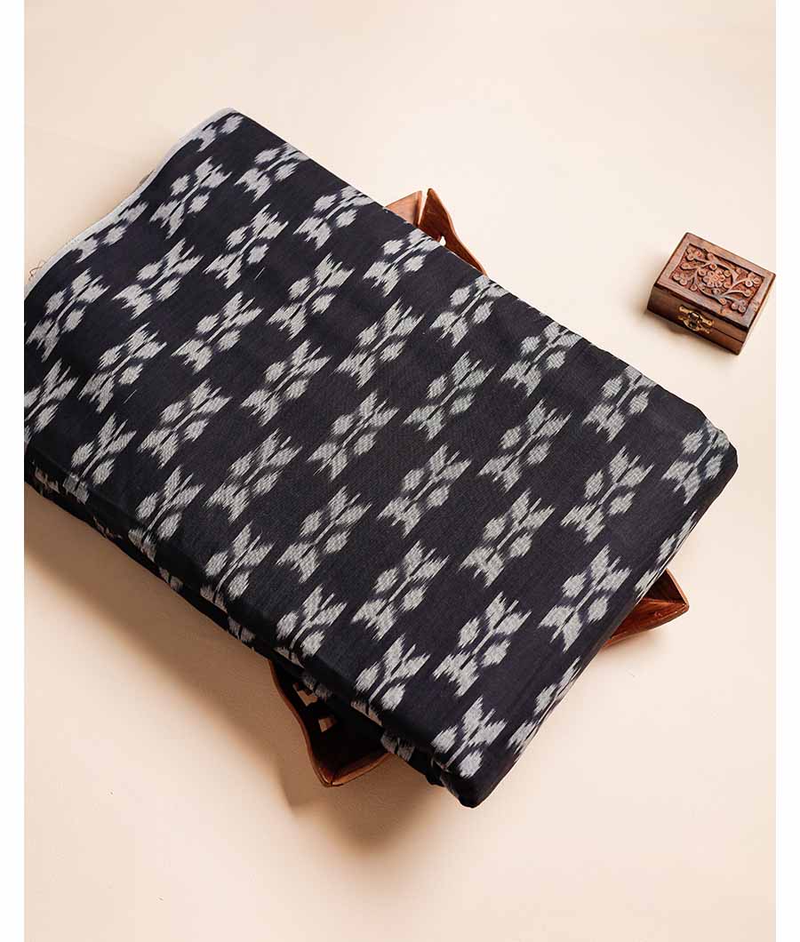 PURE HANDLOOM DOUBLE IKAT COTTON FABRIC