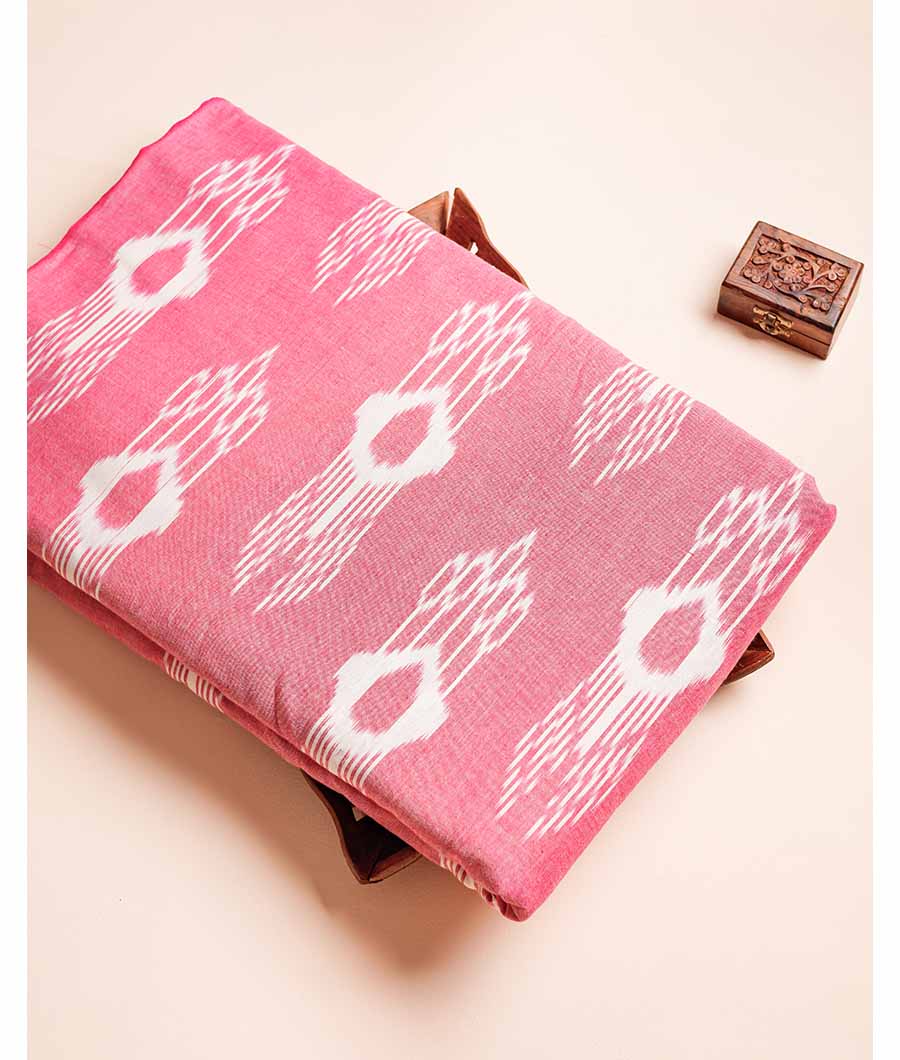 PURE HANDLOOM DOUBLE IKAT COTTON FABRIC