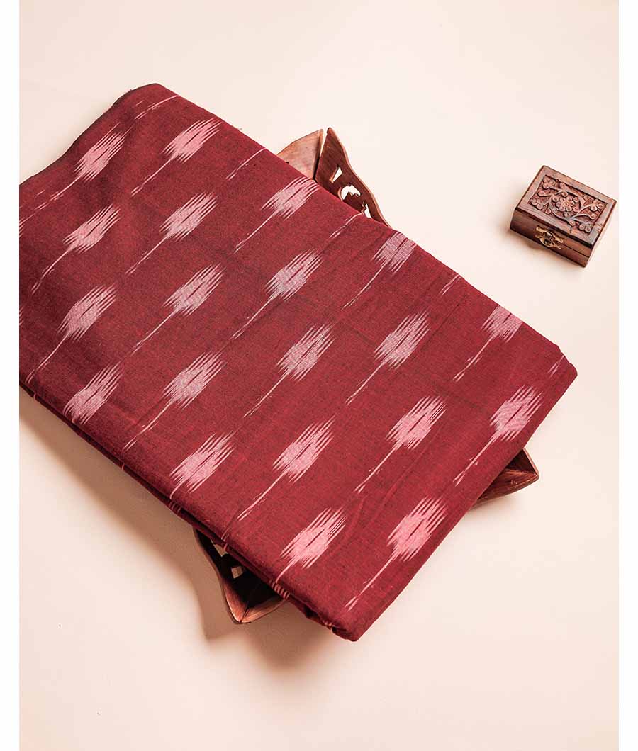 PURE HANDLOOM DOUBLE IKAT COTTON FABRIC