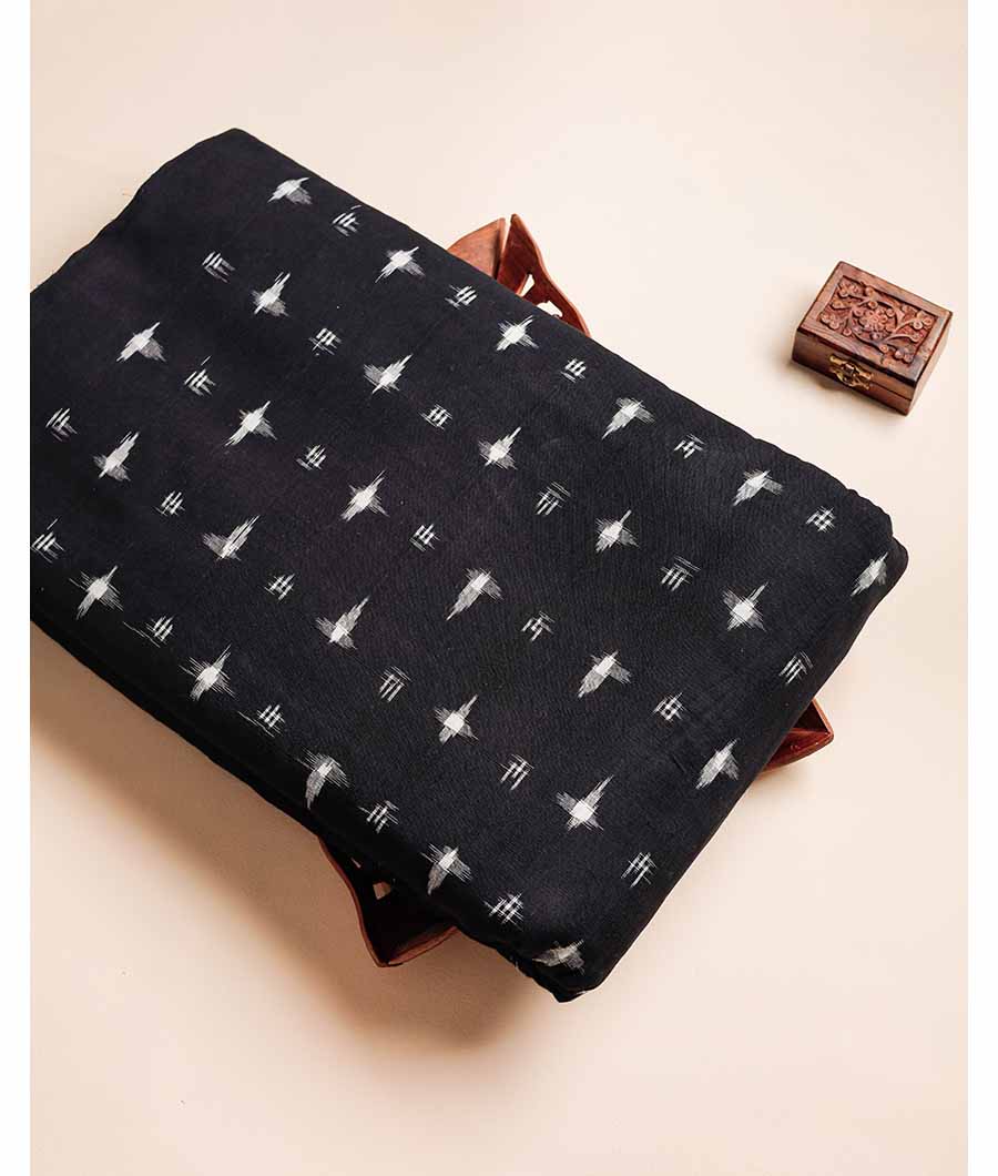 PURE HANDLOOM DOUBLE IKAT COTTON FABRIC