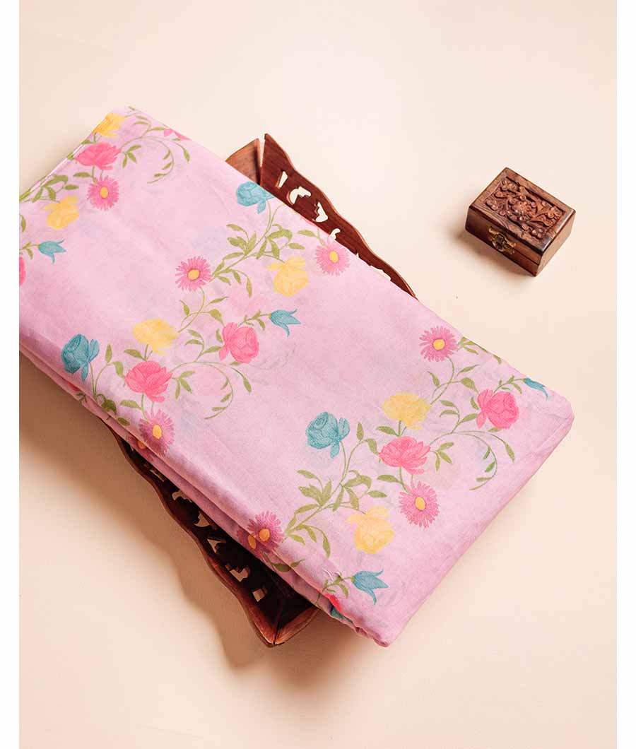 PURE MUL COTTON PRINTED FABRIC