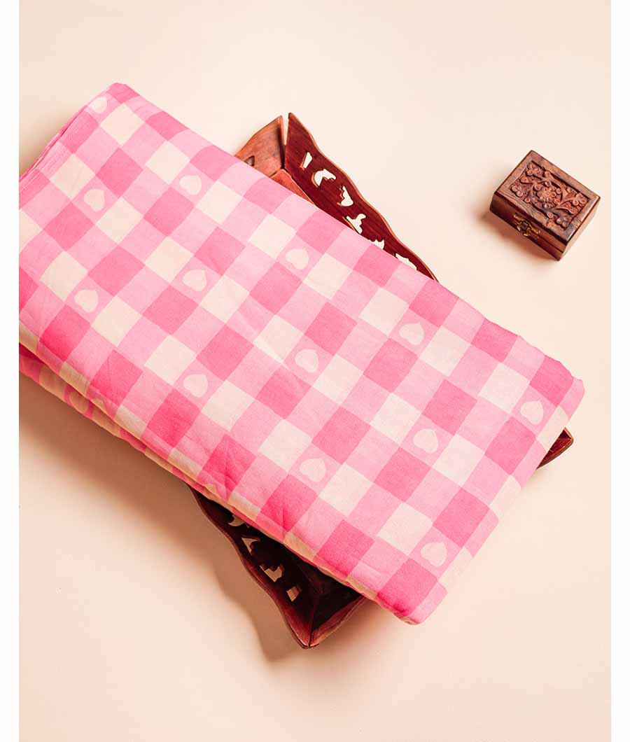 PURE MUL COTTON PRINTED FABRIC