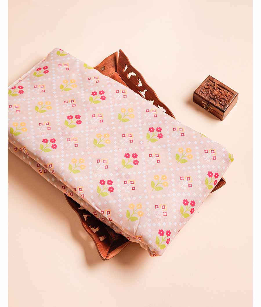 SEMI MUL CHANDERI FABRIC