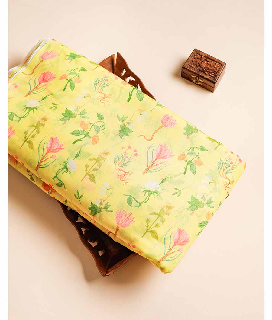 SEMI MUL CHANDERI FABRIC