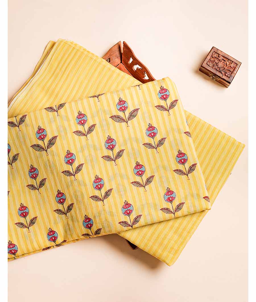 PURE COTTON MUL PRINTED FABRIC