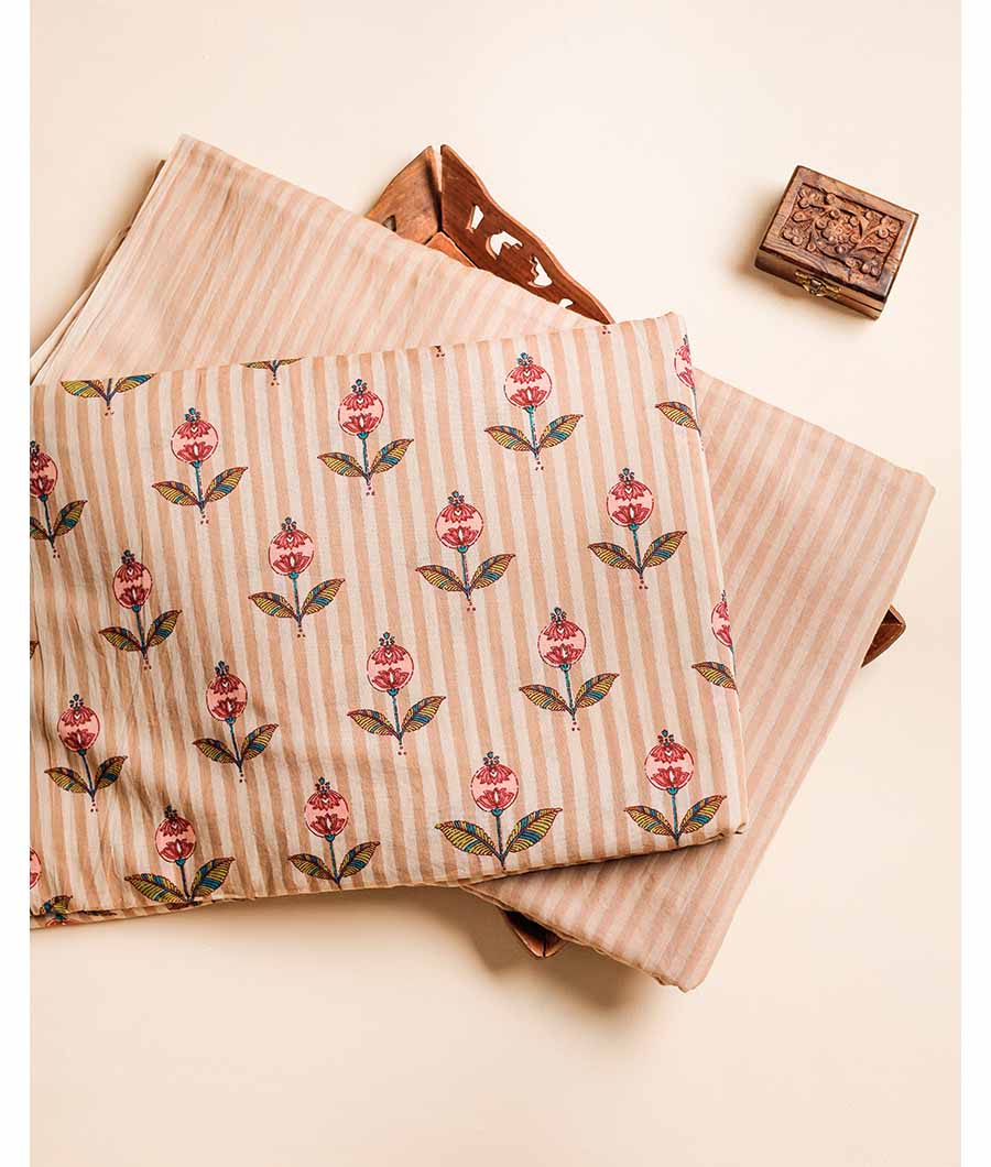 PURE COTTON MUL PRINTED FABRIC