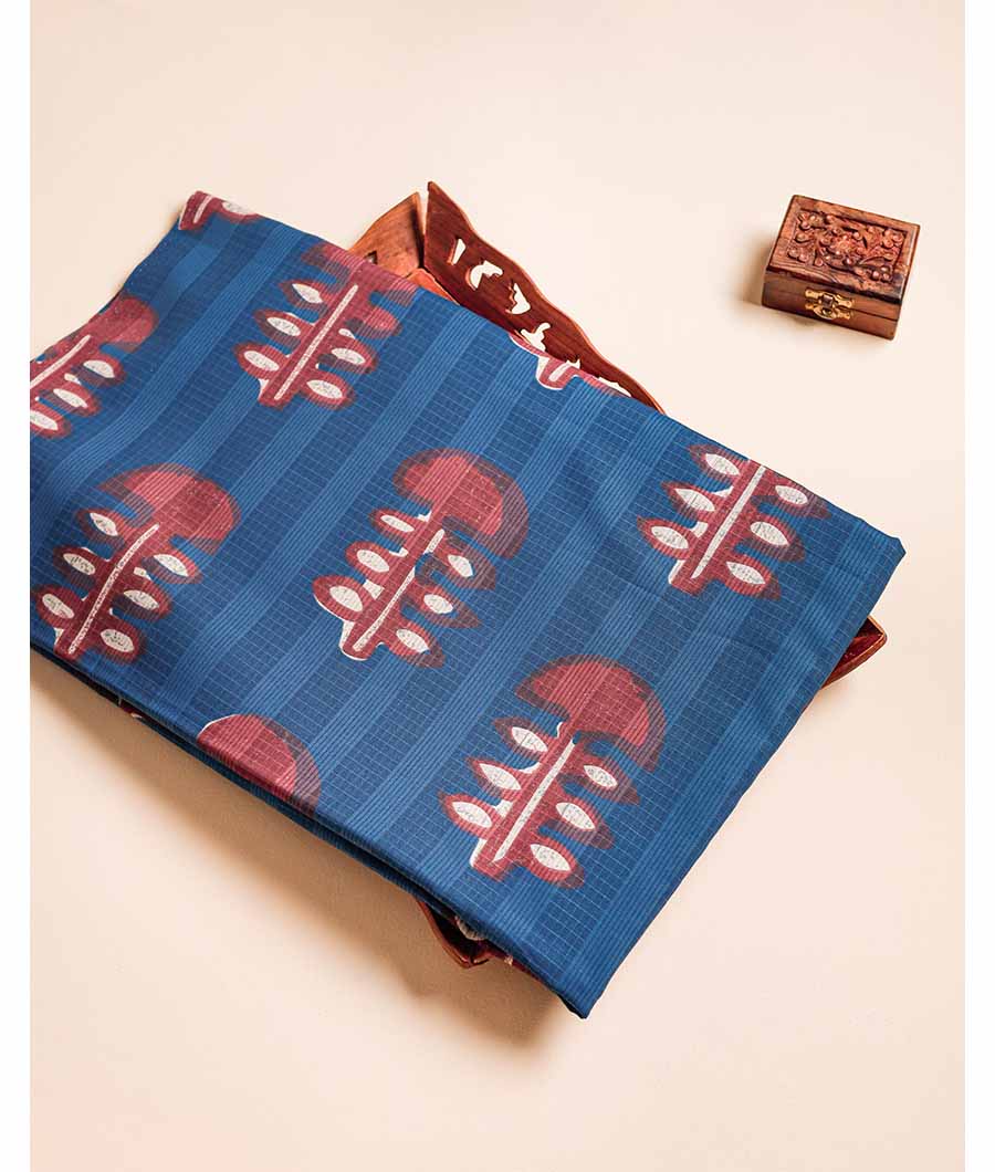 COTTON DOBBY PRINTED FABRIC
