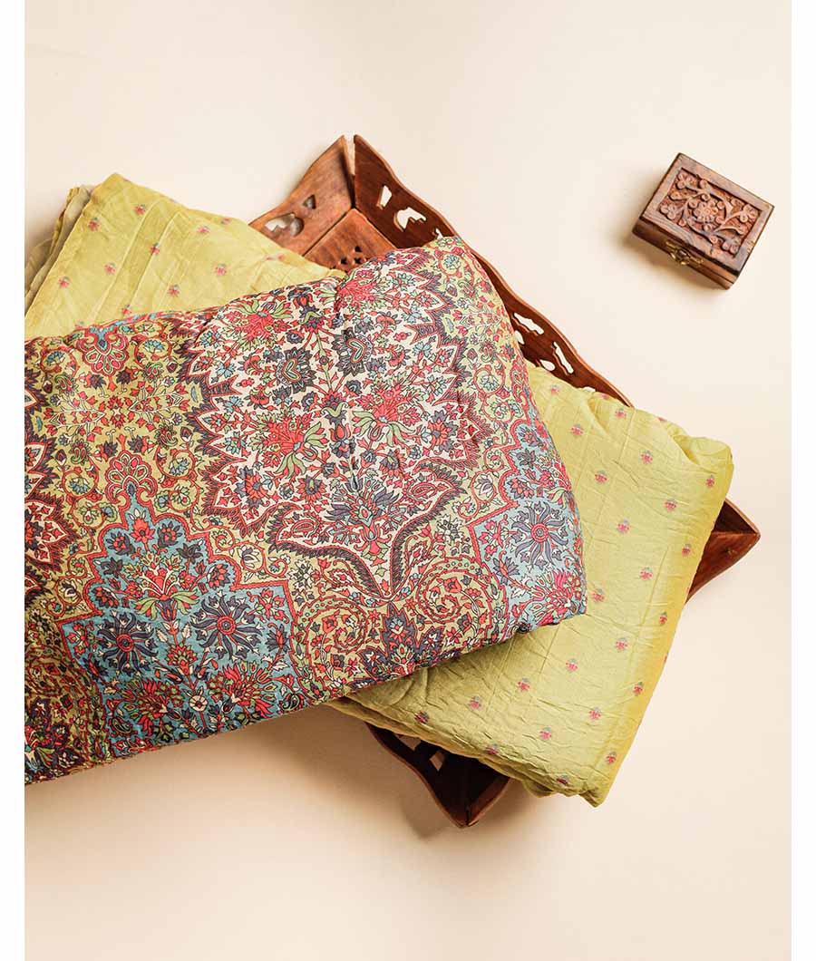 MOGRA CHANDERI PRINTED FABRIC
