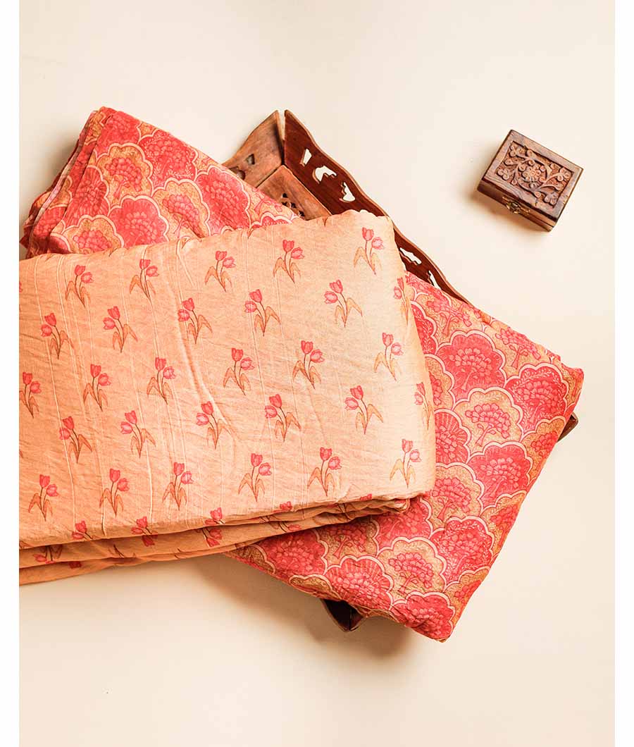 MOGRA CHANDERI PRINTED FABRIC
