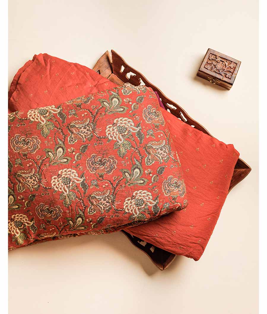 MOGRA CHANDERI PRINTED FABRIC
