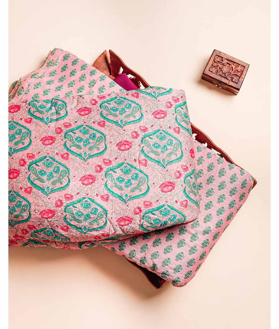 MOGRA CHANDERI PRINTED FABRIC