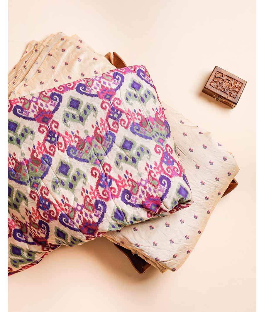 MOGRA CHANDERI PRINTED FABRIC
