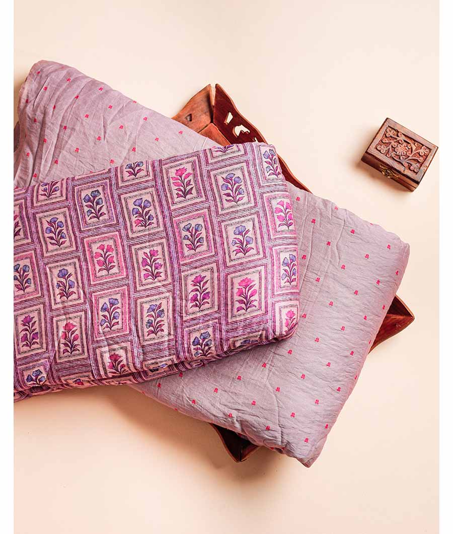 MOGRA CHANDERI PRINTED FABRIC