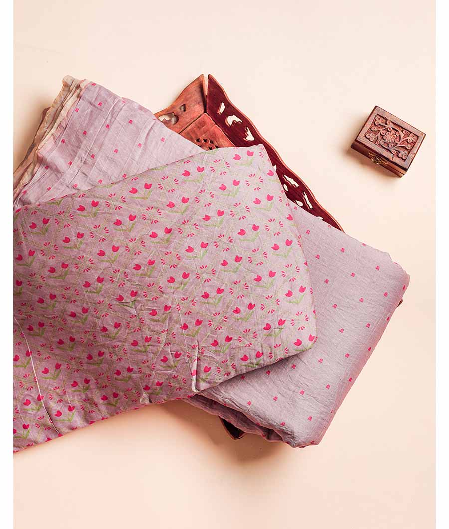 MOGRA CHANDERI PRINTED FABRIC