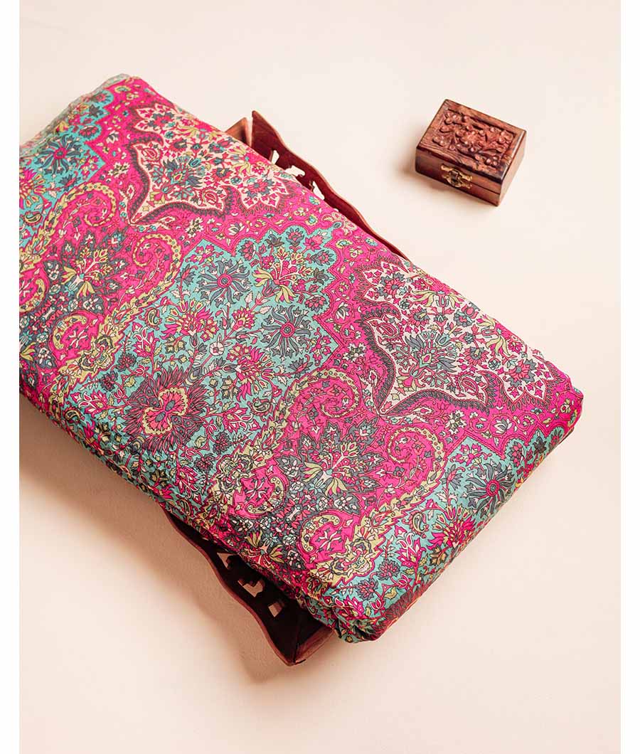 MOGRA CHANDERI PRINTED FABRIC