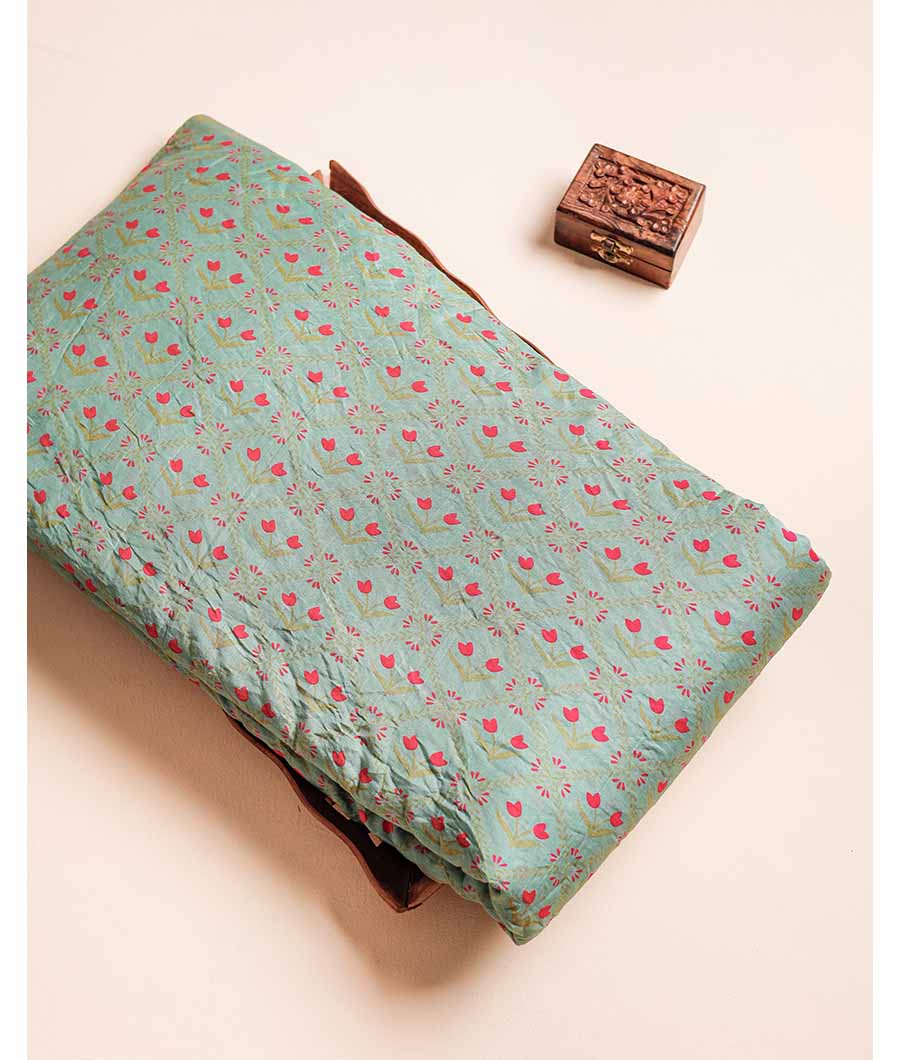 MOGRA CHANDERI PRINTED FABRIC