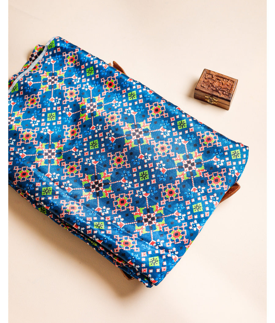 PURE MASHRU PATOLA PRINTED FABRIC