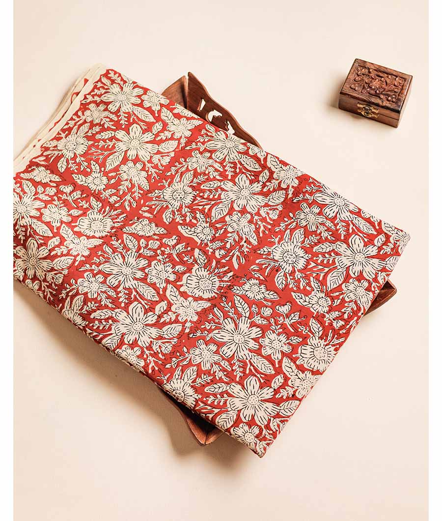 PURE HANDBLOCK PRINTED FABRIC