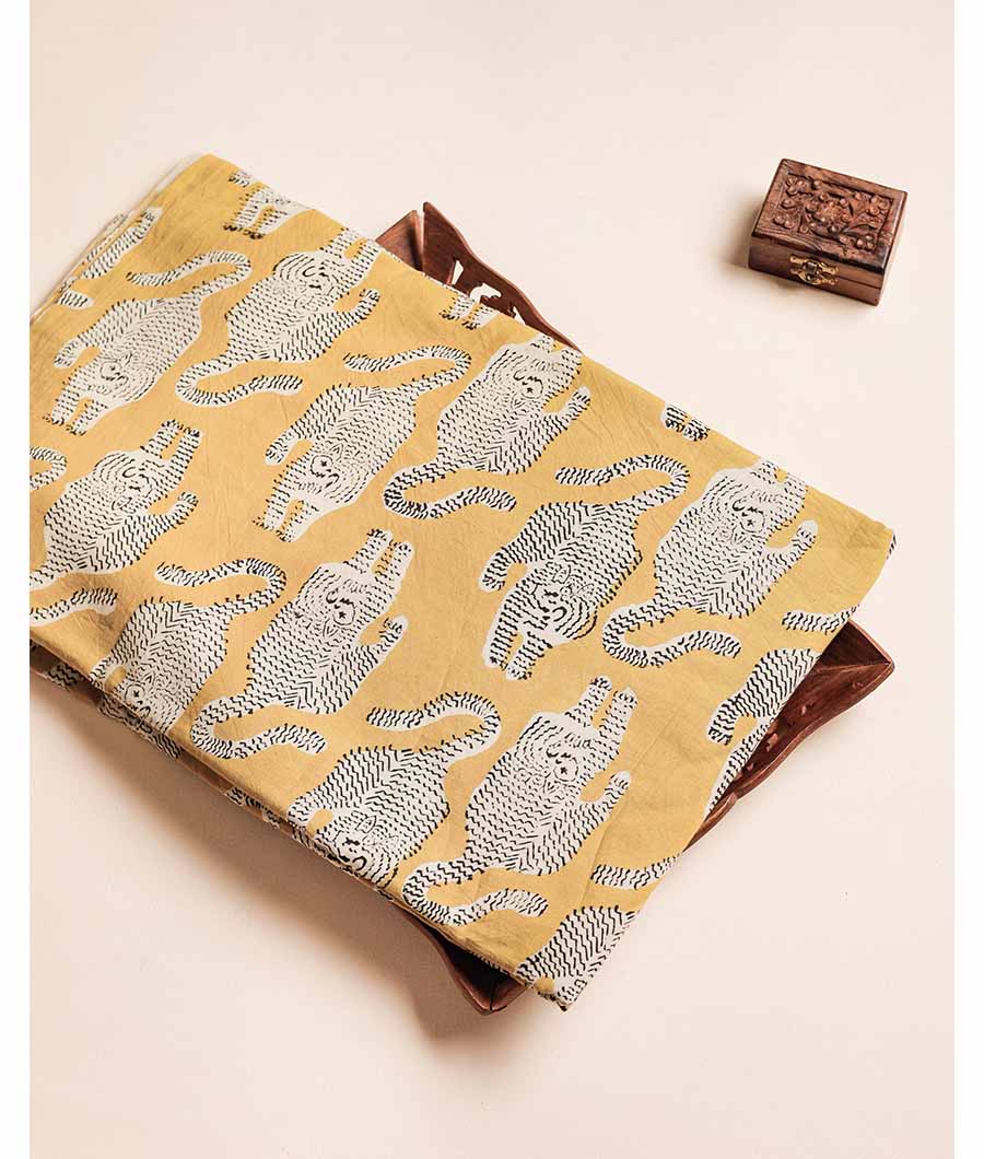 PURE HANDBLOCK PRINTED FABRIC