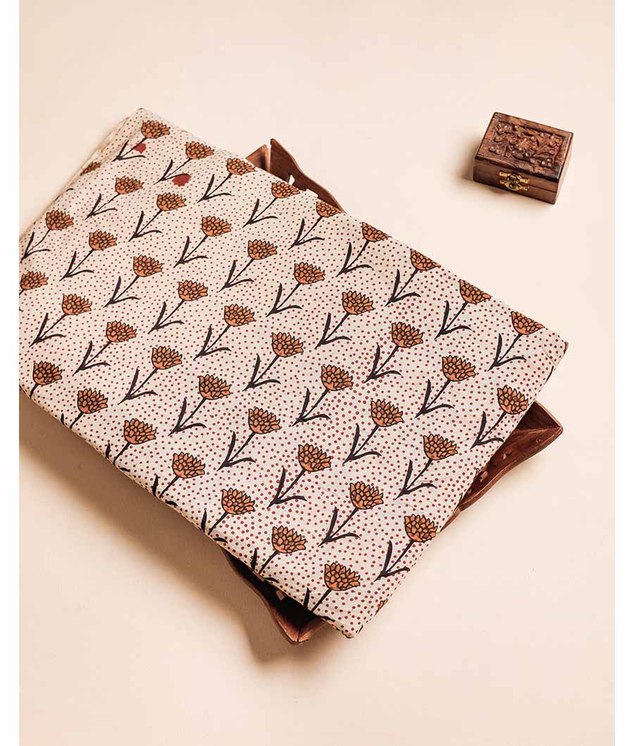PURE HANDBLOCK PRINTED FABRIC