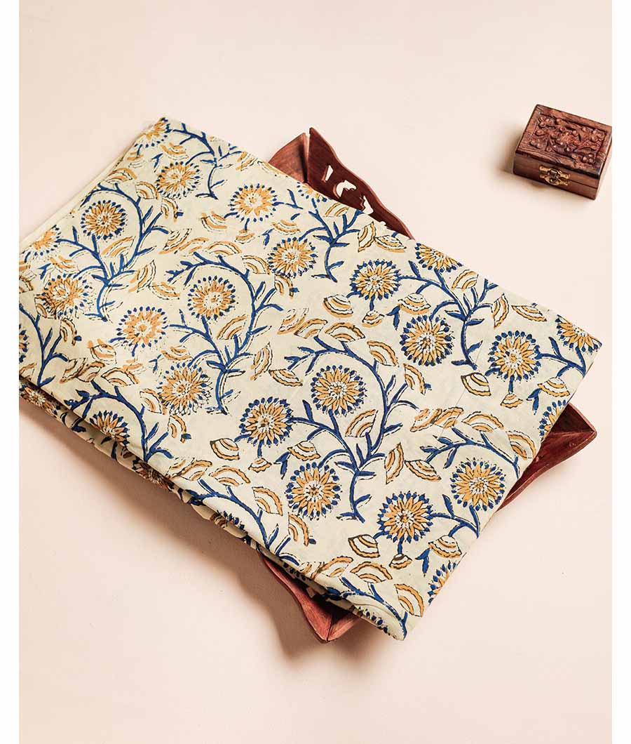 PURE HANDBLOCK PRINTED FABRIC