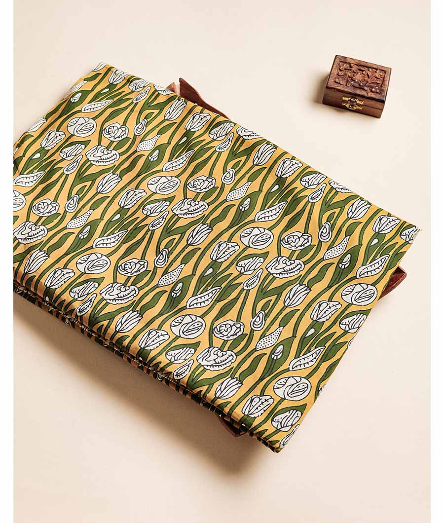 PURE HANDBLOCK PRINTED FABRIC