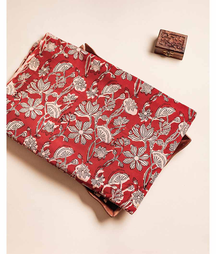 PURE HANDBLOCK PRINTED FABRIC
