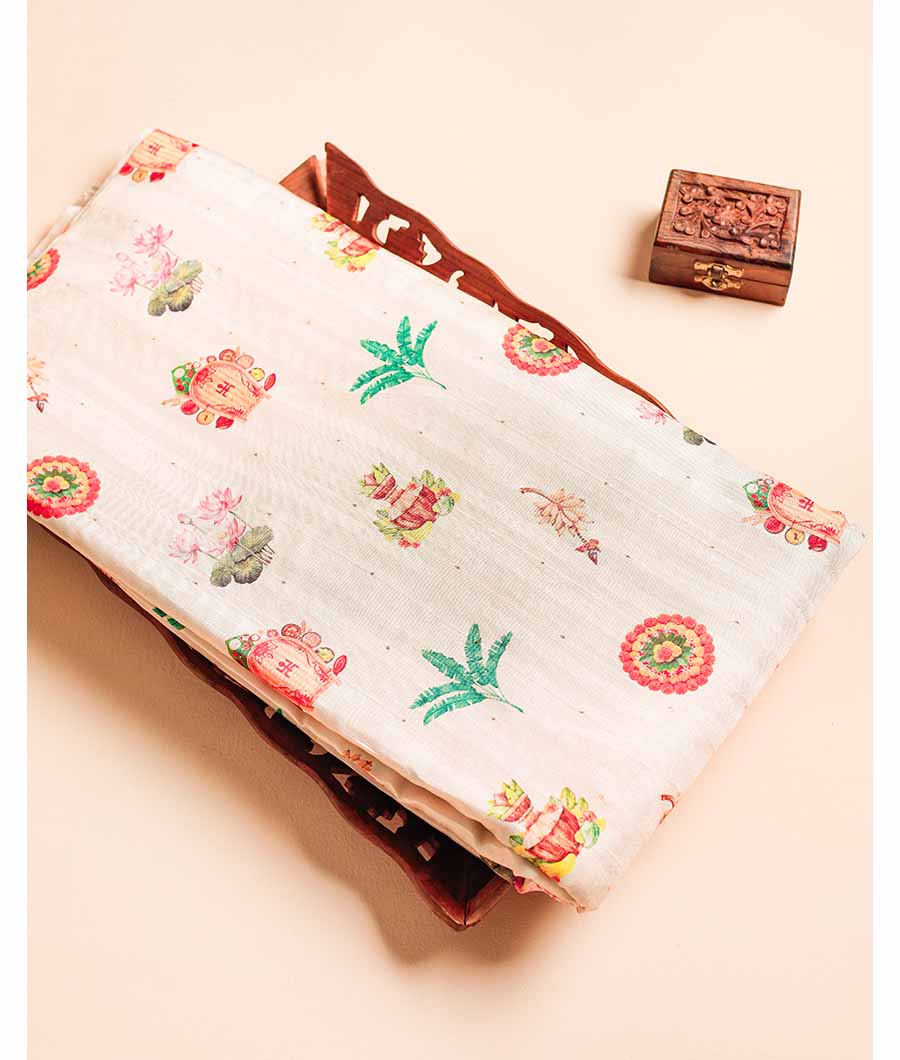 SEMI TUSSAR SILK FABRIC