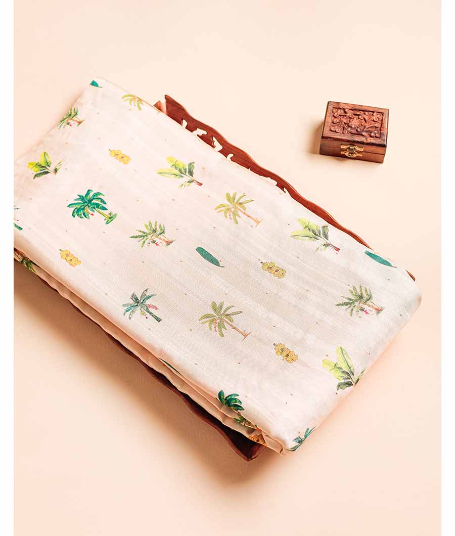 SEMI TUSSAR SILK FABRIC