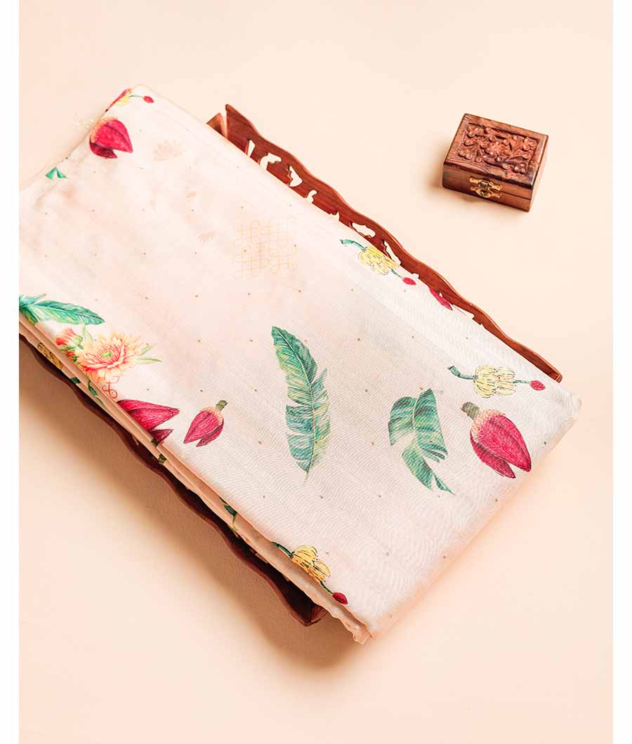 SEMI TUSSAR SILK FABRIC