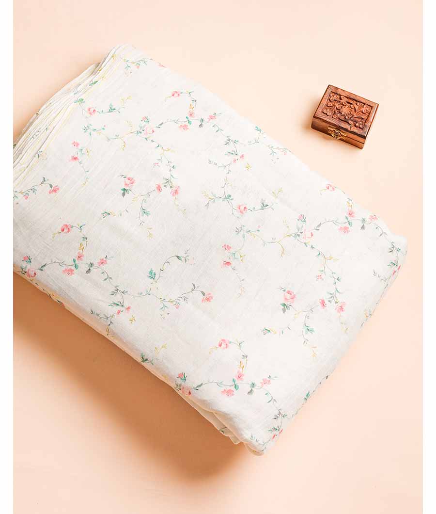 PURE LINEN DIGITAL PRINTED FABRIC