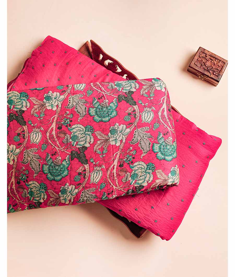 MOGRA CHANDERI FABRIC