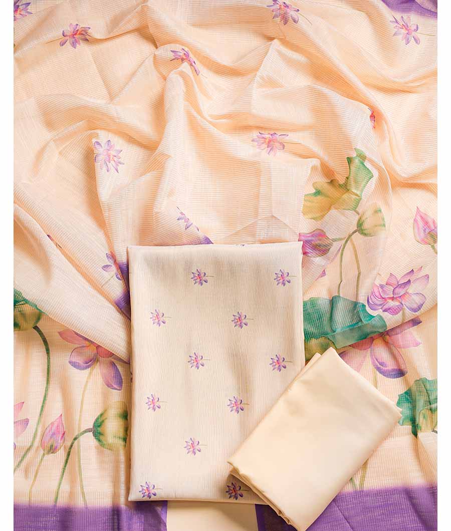 SEMI TISSUE SILK SUIT SET