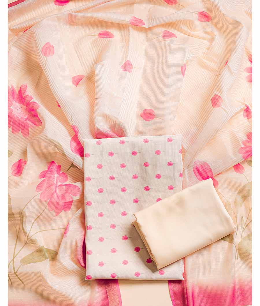 SEMI TISSUE SILK SUIT SET