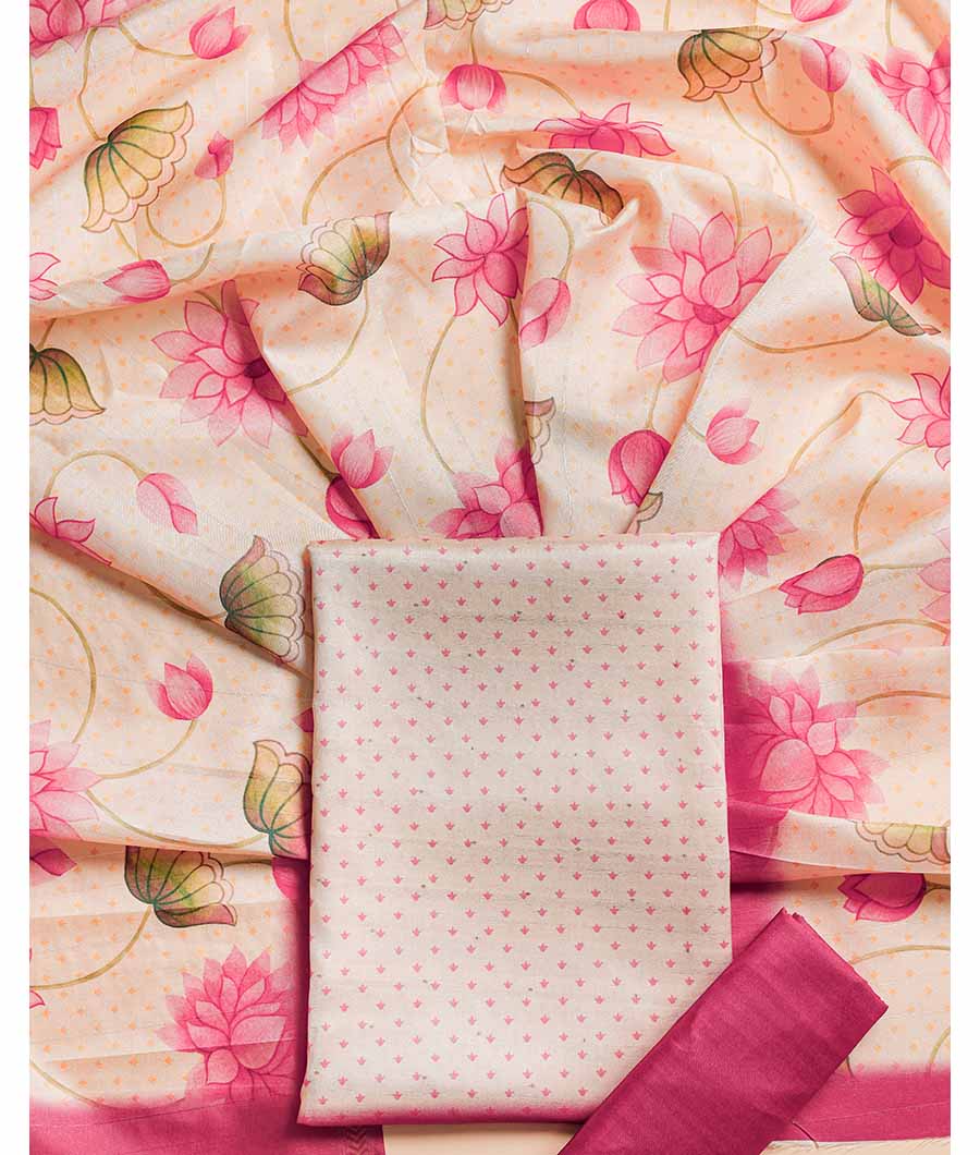 CHANDERI SILK  SUIT SET