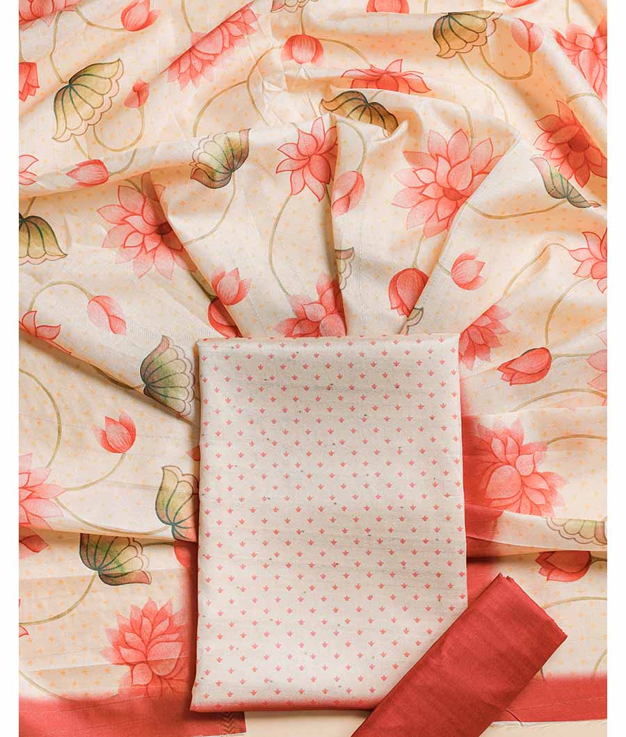 CHANDERI SILK  SUIT SET