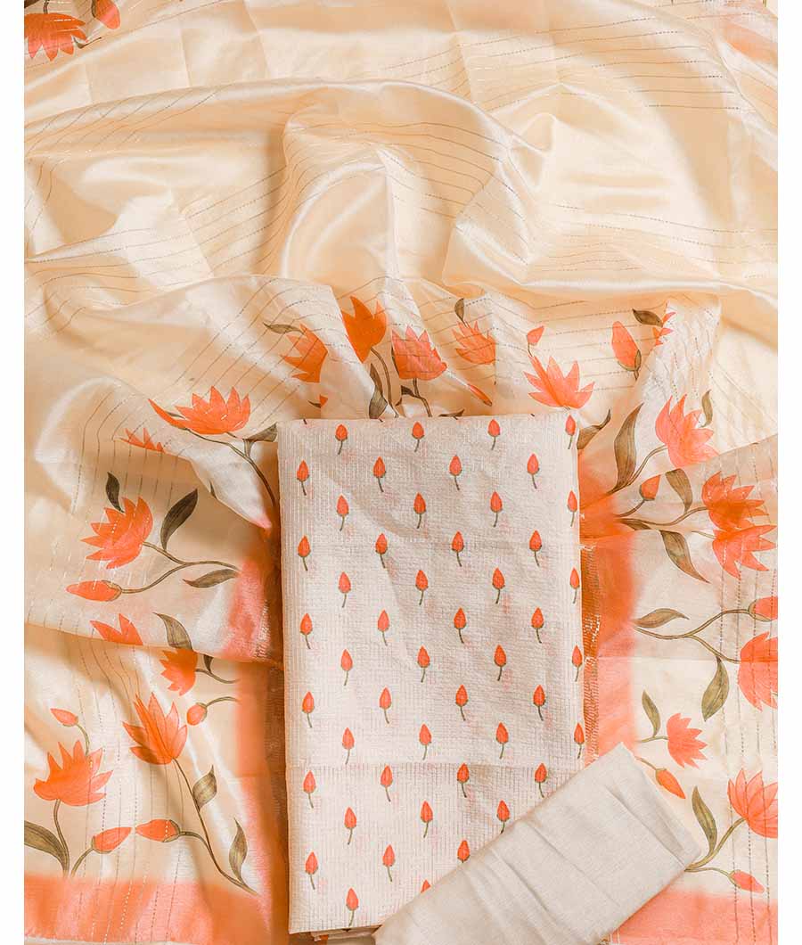 CHANDERI SILK  SUIT SET